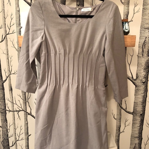 Calvin Klein Dresses & Skirts - Calvin Klein Light Grey Shift Dress